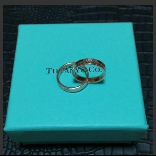 Tiffany & Co. - ティファニー インターロッキングルベドメタルリング