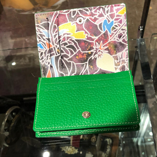 ヤンチェオンテンバール カードケース 緑の通販 by みんみん's shop 