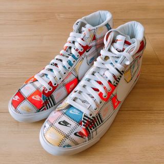 ナイキ(NIKE)のNIKE BLAZER MID PATCHWORK WHITE/MULTI(スニーカー)