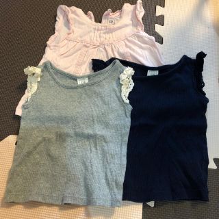 ベビーギャップ(babyGAP)のbaby GAP 3枚セット 12〜18ヶ月 80〜85サイズ Tシャツ 女の子(Ｔシャツ)