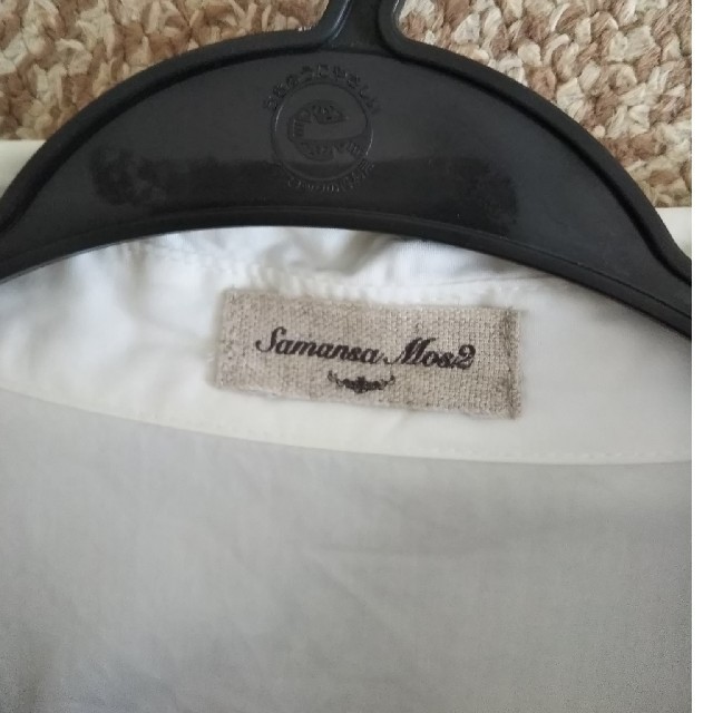 SM2(サマンサモスモス)のSM2 七分袖 オーバーサイズブラウス 白 レディースのトップス(シャツ/ブラウス(長袖/七分))の商品写真