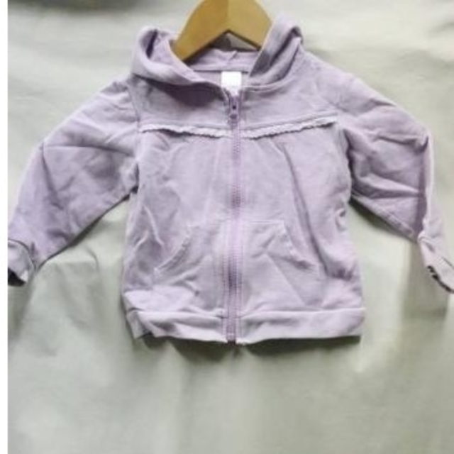 Old Navy(オールドネイビー)のOLD NAVYジップパーカーラベンダー/2T  キッズ/ベビー/マタニティのキッズ服女の子用(90cm~)(その他)の商品写真