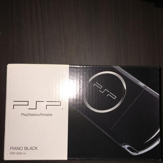 プレイステーションポータブル(PlayStation Portable)の新品未開封psp 3000 ピアノブラック(携帯用ゲーム機本体)