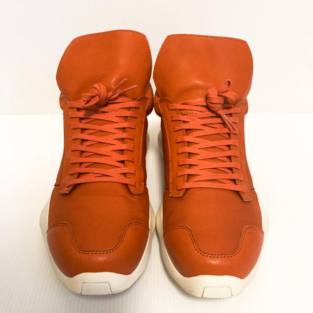 Rick Owens(リックオウエンス)のあっきー様【26.5cm】アディダス x リックオウエンス ランナー オレンジ  メンズの靴/シューズ(スニーカー)の商品写真