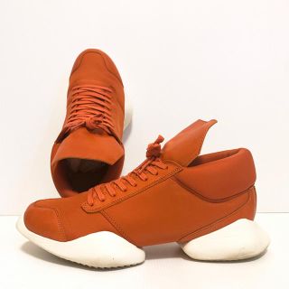 リックオウエンス(Rick Owens)のあっきー様【26.5cm】アディダス x リックオウエンス ランナー オレンジ (スニーカー)