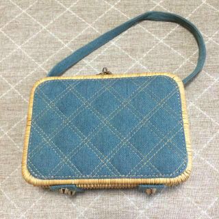 トランテアンソンドゥモード(31 Sons de mode)の31sonsdemodeデニムカゴBAG(ハンドバッグ)