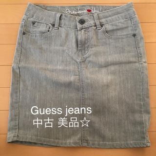 ゲス(GUESS)のGuess jeans デニムスカート 中古(ミニスカート)