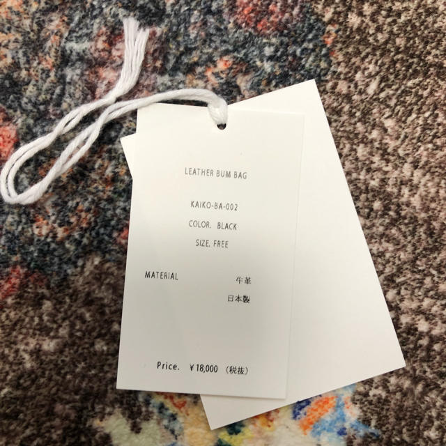 KAIKO LEATHER BUM BAG メンズのバッグ(ウエストポーチ)の商品写真
