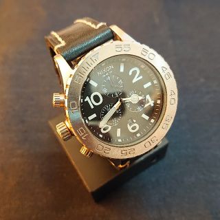 ニクソン(NIXON)のNIXON【THE 42-20 CHRONO】ニクソン★美品★送料込★社外バンド(腕時計(アナログ))