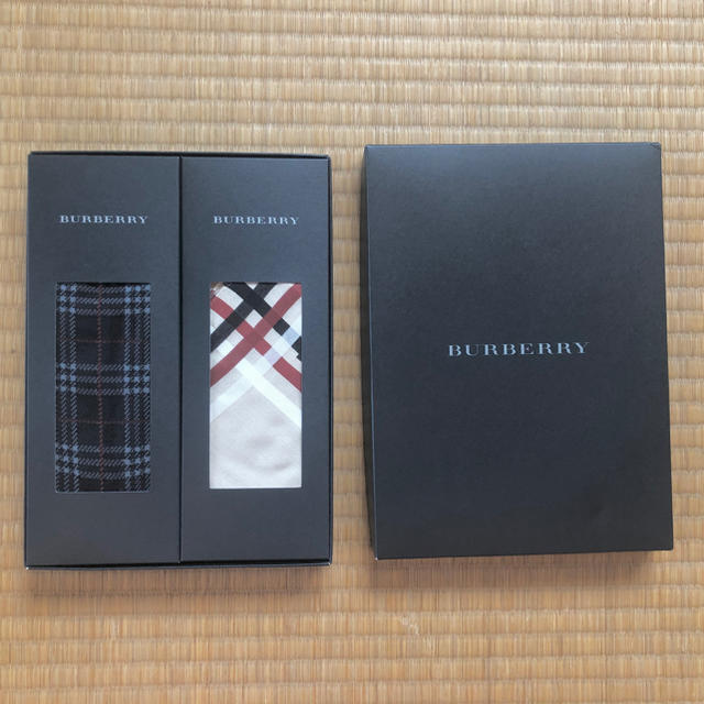 BURBERRY(バーバリー)のBURBERRY バーバリー / 靴下、ハンカチセット メンズのファッション小物(ハンカチ/ポケットチーフ)の商品写真