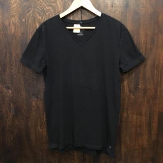 アメリカンイーグル(American Eagle)のAmerican eagle アメリカンイーグル Vネック Tシャツ 黒 S(Tシャツ/カットソー(半袖/袖なし))