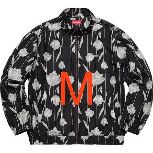 メンズMサイズ Supreme Floral Silk Track Jacket