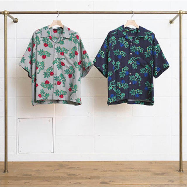 2022発売 UNUSED 18ss rose pattern shirt - 通販 - poduzetnicki.ba