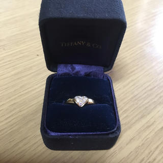 ティファニー(Tiffany & Co.)のTIFFANYハートダイヤリング(リング(指輪))
