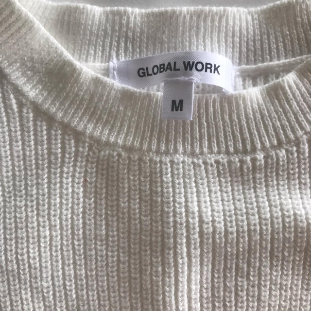 GLOBAL WORK(グローバルワーク)の美品！GLOBAL WORK ノースリーブトップス ニットベスト キッズ/ベビー/マタニティのキッズ服女の子用(90cm~)(ニット)の商品写真