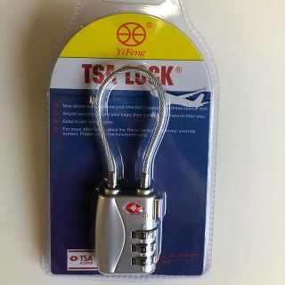 TSA ダイヤル式 ワイヤーロック 南京錠 TSAロック(旅行用品)