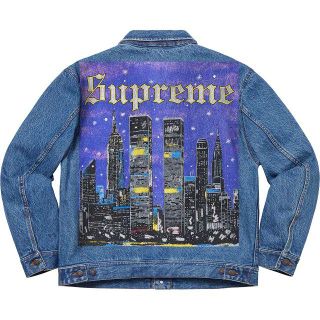 シュプリーム(Supreme)のSupreme New York Painted Trucker Jacket(Gジャン/デニムジャケット)