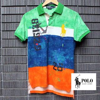 ポロラルフローレン(POLO RALPH LAUREN)の【値引】美品!アート【Ralph Lauren】 ペイント ビッグポニー 送料込(ポロシャツ)