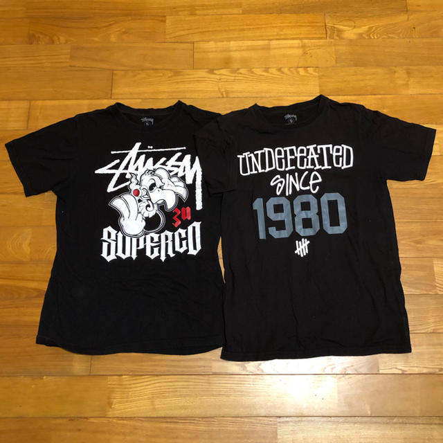 STUSSY(ステューシー)のSTUSSY &アディーフィーテッドコラボTシャツ二枚セット レディースのトップス(Tシャツ(半袖/袖なし))の商品写真