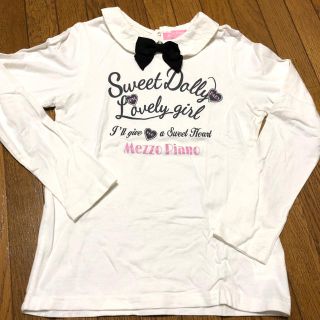 メゾピアノジュニア(mezzo piano junior)のメゾピアノジュニア襟付きカットソーmezzopianoJr(Tシャツ/カットソー)