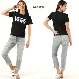 ヴァンズ(VANS)のVANS LOGO BASIC TEE BLK/WHT(Tシャツ(半袖/袖なし))
