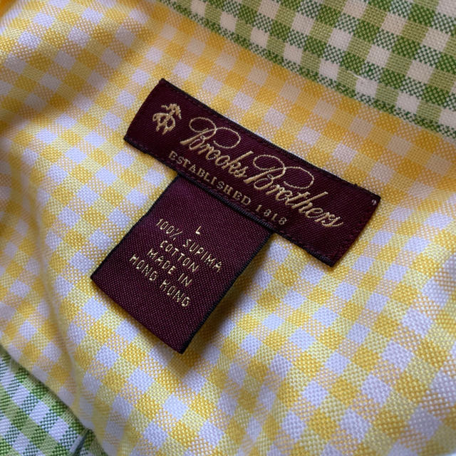 Brooks Brothers(ブルックスブラザース)の【極美品】BrooksBrothers クレイジーパターン チェック BDシャツ メンズのトップス(シャツ)の商品写真