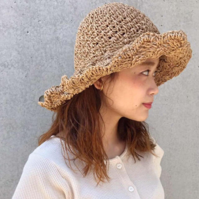 Kastane(カスタネ)のkastane ペーパーHAT 帽子 レディースの帽子(麦わら帽子/ストローハット)の商品写真