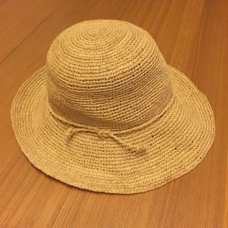 ムジルシリョウヒン(MUJI (無印良品))の無印折りたためるラフィアハット(麦わら帽子/ストローハット)