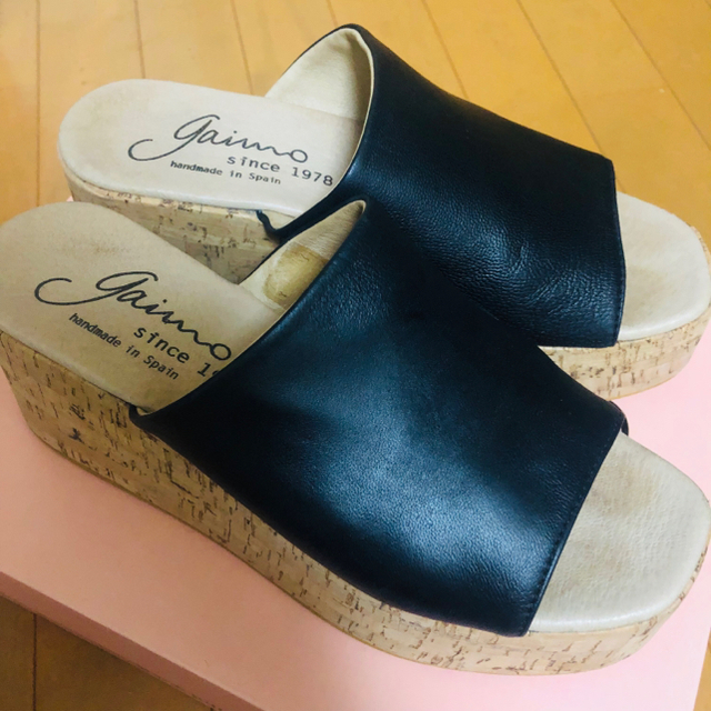 PLST(プラステ)のPLST 【別注】gaimo サンダル BLACK レディースの靴/シューズ(サンダル)の商品写真
