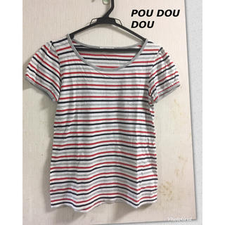 プードゥドゥ(POU DOU DOU)のプードゥードゥ ボーダーTシャツ M (Tシャツ(半袖/袖なし))