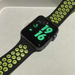 アップルウォッチ(Apple Watch)の(純正品) Apple Watch series3 42mm NIKE＋ GPS(腕時計(デジタル))