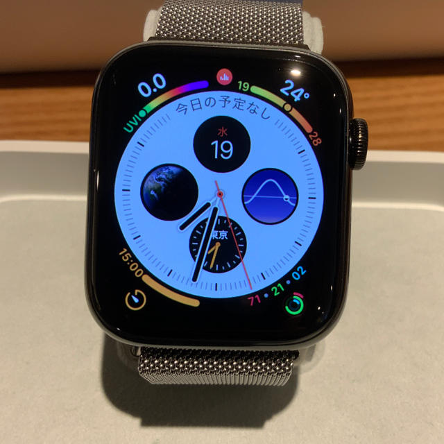 Apple Watch - Apple Watch series4 セルラー 44mm ブラック ステンレスの通販 by Apple's