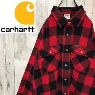 カーハート(carhartt)のカーハート carhartt☆ブロックチェック ネルシャツ ビッグシルエット(シャツ)