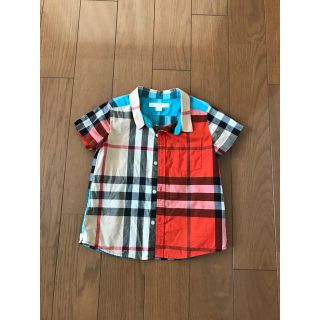 バーバリー(BURBERRY)のBURBERRY 半袖シャツ 男の子 3Ｙ98センチ(ブラウス)