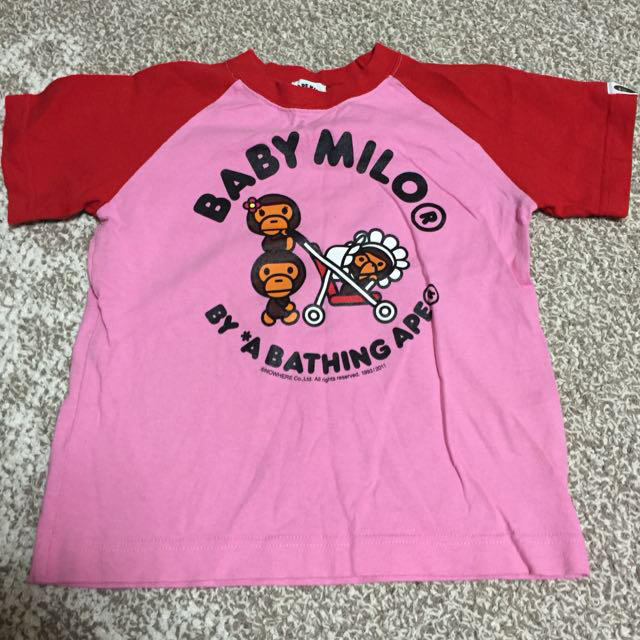 A BATHING APE(アベイシングエイプ)のBAPE KIDS Tシャツ  キッズ/ベビー/マタニティのキッズ服女の子用(90cm~)(Tシャツ/カットソー)の商品写真