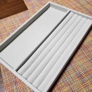 ムジルシリョウヒン(MUJI (無印良品))の無印良品アクリルケースベロア箱仕切(小物入れ)