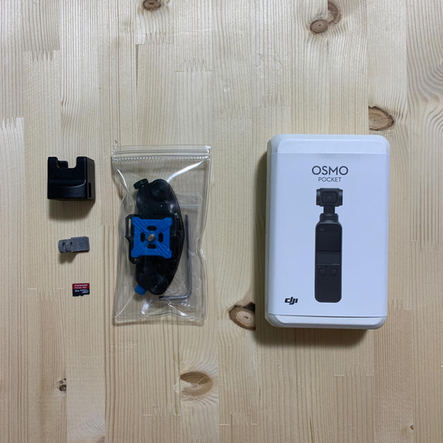 ビデオカメラosmo pocket 初期付属品未使用&オマケセット購入可