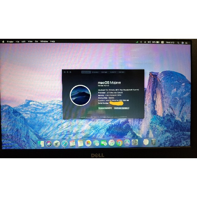 Mac OS + Windows 10　dell　vostro　14