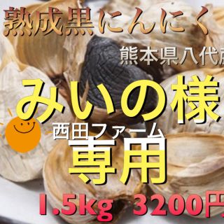 熊本県八代産 熟成 黒にんにく(野菜)