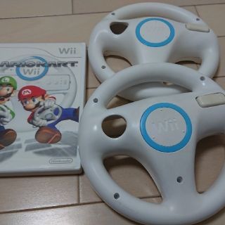 ウィー(Wii)のあやひま様専用・wii マリオカートセット+リモコン(家庭用ゲーム機本体)