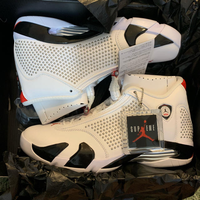 在庫正規品 Supreme - 19ss SUPREME × NIKE AIR JORDAN 14 US8.5の通販