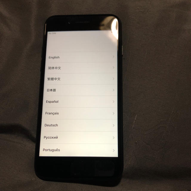 iPhone(アイフォーン)のiPhone7 ブラック 32G  simフリー ジャンク スマホ/家電/カメラのスマートフォン/携帯電話(スマートフォン本体)の商品写真