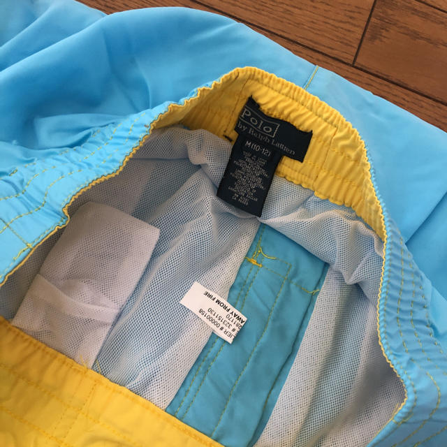 Ralph Lauren(ラルフローレン)の新品 ラルフローレン M/150cm 水色 水着 キッズ/ベビー/マタニティのキッズ服男の子用(90cm~)(水着)の商品写真