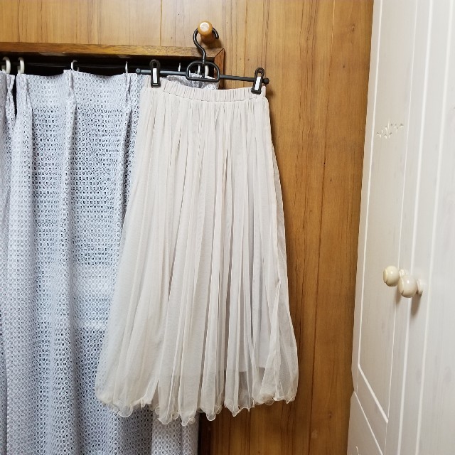 Khaju(カージュ)のチュールギャザースカート レディースのスカート(ロングスカート)の商品写真