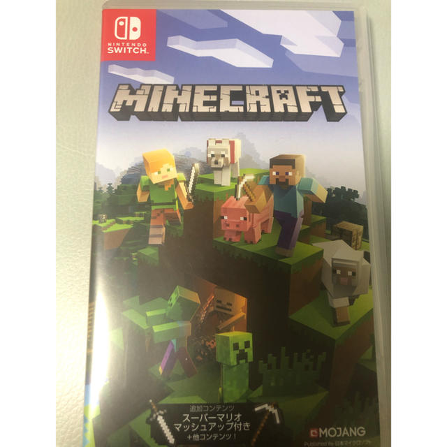 Nintendo Switch(ニンテンドースイッチ)の美品⭐︎  Minecraft マインクラフト エンタメ/ホビーのゲームソフト/ゲーム機本体(家庭用ゲームソフト)の商品写真