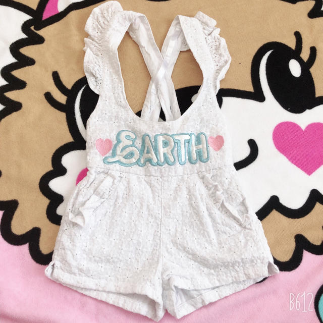 EARTHMAGIC(アースマジック)のサロペ 90 キッズ/ベビー/マタニティのキッズ服女の子用(90cm~)(パンツ/スパッツ)の商品写真