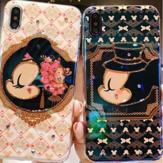 人気☆黒 ミッキー ピンク ミニー☆iPhoneケース ディズニー(iPhoneケース)