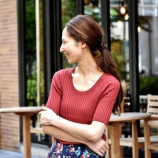 スピックアンドスパン(Spick & Span)のspick&span ワイドリブ　カットソー　Tシャツ(カットソー(半袖/袖なし))