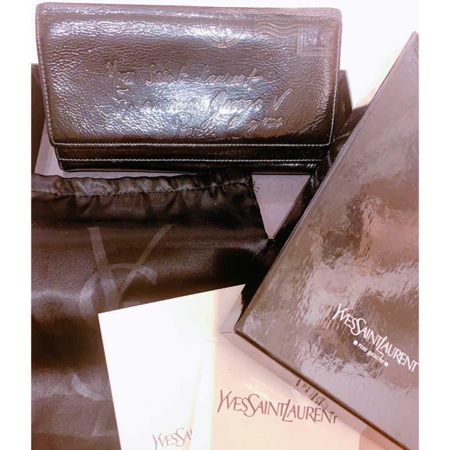 Yves Saint Laurent Beaute(イヴサンローランボーテ)のYVES SAINT LAURENT 長財布 箱、袋つき👠値下げ❣️ メンズのファッション小物(長財布)の商品写真