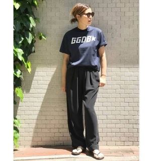 アパルトモンドゥーズィエムクラス(L'Appartement DEUXIEME CLASSE)の新品DeuxiemeClasse★GOLDEN GOOSE ロゴT★アパルトモン(Tシャツ(半袖/袖なし))